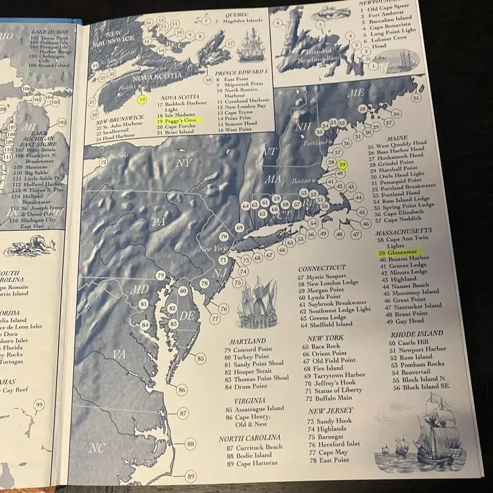 Ultimate Book of Lighthouses by Michael J. Rhein and Samuel Willard Crompton